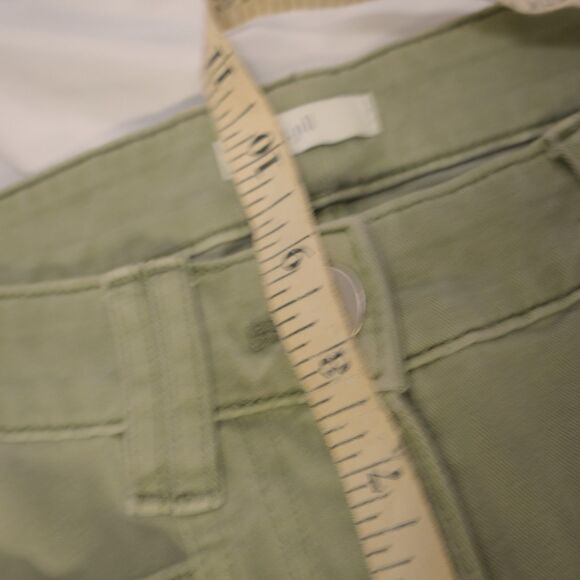 J Jill Womens 8 32x29 Green Patch Pocket Cotton Blend Jeans Pants - Picture 7 of 8